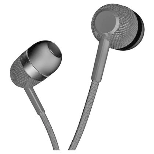 Earphones Bass - Black, 10mm