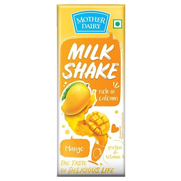 MOTHER DAIRY MANGO MILK SHAKE MRP 30 - 30 PC