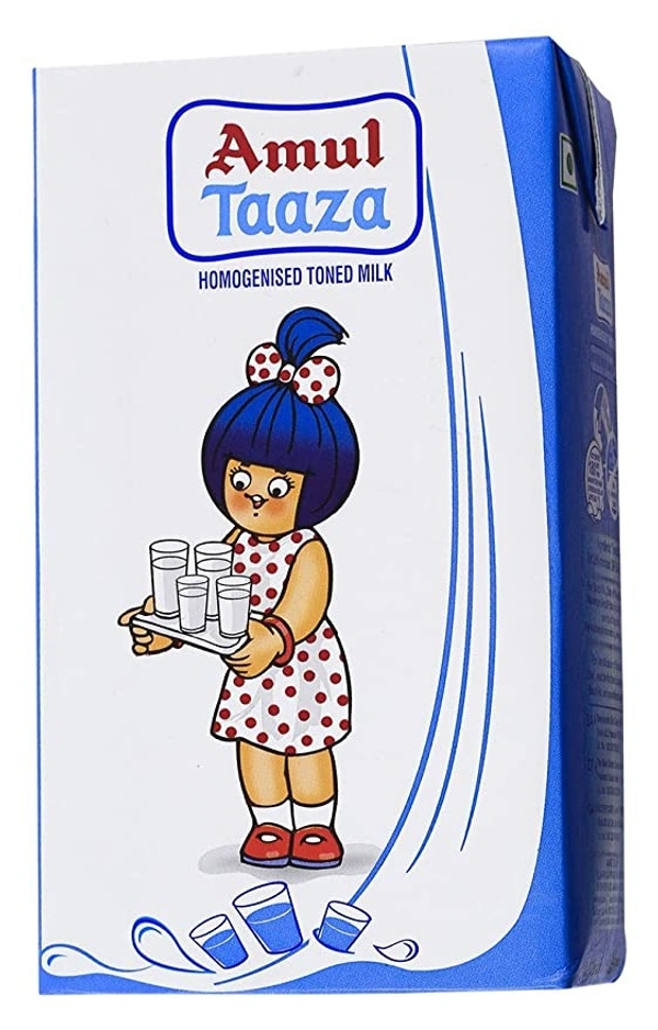 Amul Taaza Milk - 1 LTR PACK