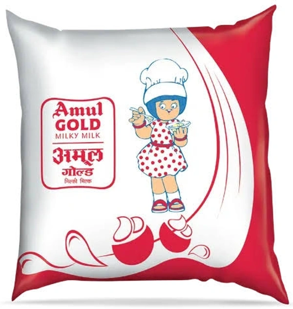 Amul Gold Full Cream Milk - 2 LTR PACK
