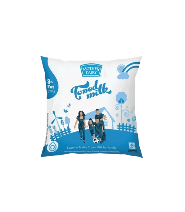 Mother Dairy Toned Milk - 1 Ltr Pck