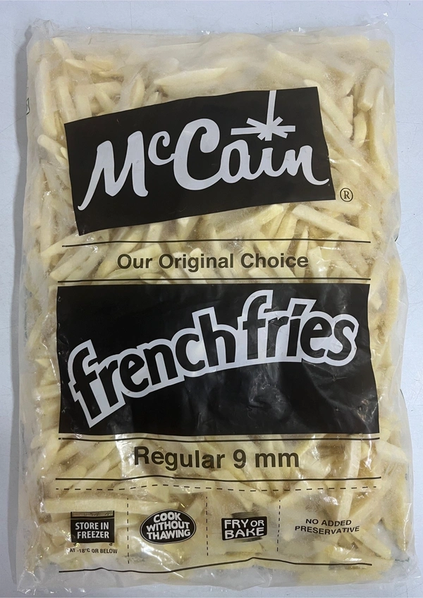 MCCAIN FRENCH FRIES REGULAR 9MM 3 KG - 3 KG Pack