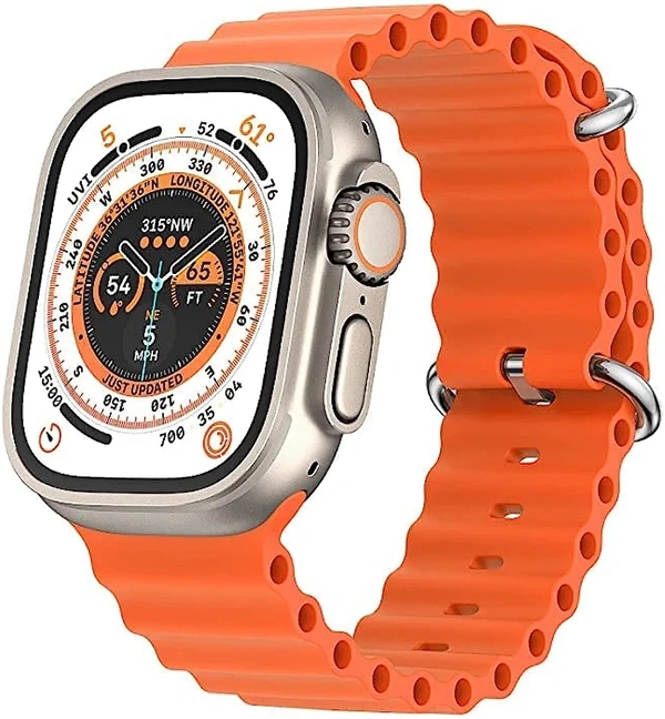 Watchfit  T800 Smart Watch  - Web Orange, Free Size, 150 Gms