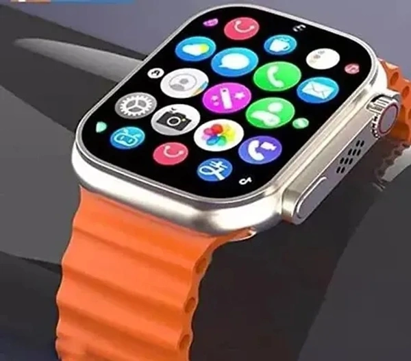 Watchfit S8 Ultra Smart Watch - Web Orange, Free Size, 0.10