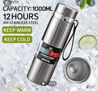 Rohila Stainless Steel Water Bottle  - multicolour, 0.10
