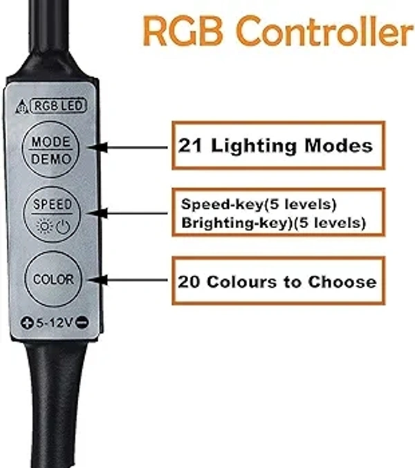 Rohila Led Strip Light  - multicolour, Free Size, 0.10