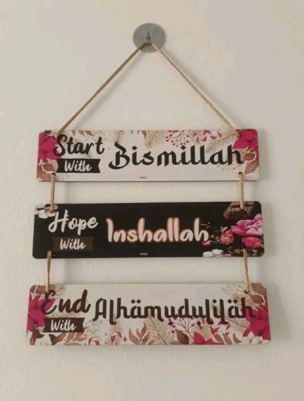 Tanu's Creations Wooden Wall Hanging