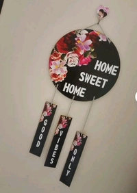Tanu's Creations Wooden Wall Hanging