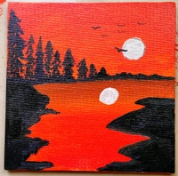 Tanu's Creations Canvas painting
