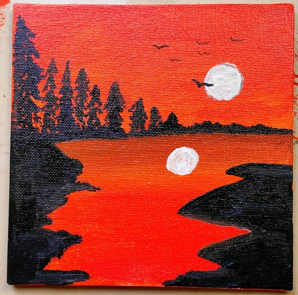 Tanu's Creations Canvas painting