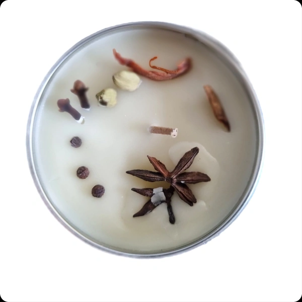 Nasberry Tin Candle Sented (All Spices) - 8.5*8.5*4 cms