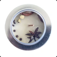 Nasberry Tin Candle Sented (All Spices) - 8.5*8.5*4 cms