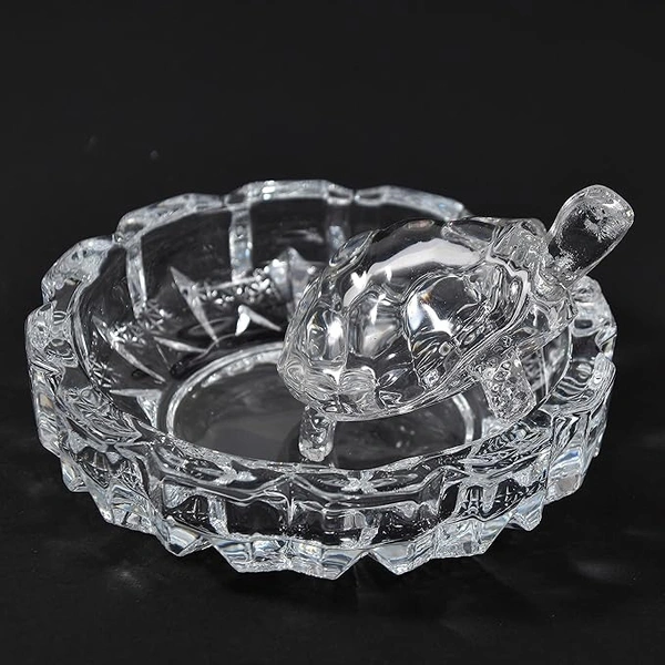  Turtle with plate(Crystal)