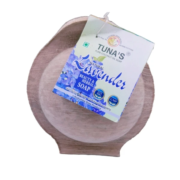 Tuna's® Kerala Hand Made Soaps 100gm each (Lavender) - A GRADE