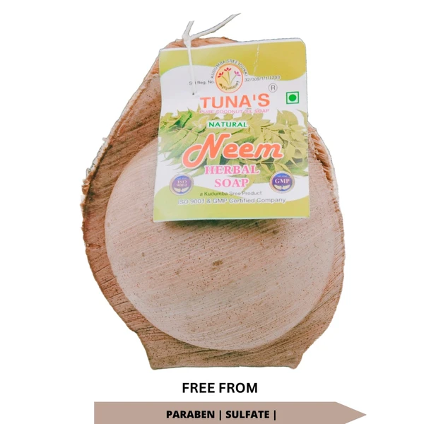 Tuna's® Hand Made Neem Herbal Soap 100gm - A GRADE