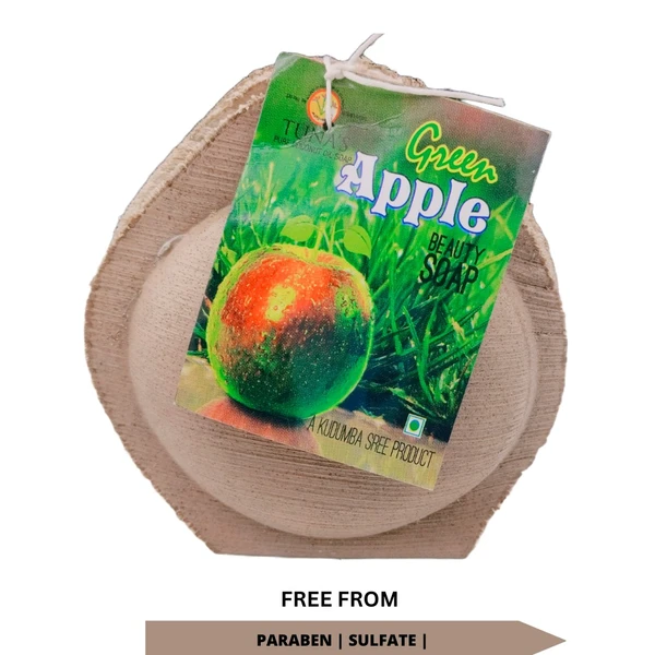 Tuna's® Hand Made Green apple Herbal Soap 100gm - A GRADE
