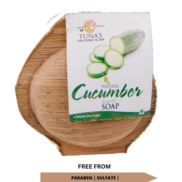 Tuna's® Hand Made Cucumber Herbal Soap 100gm - A GRADE