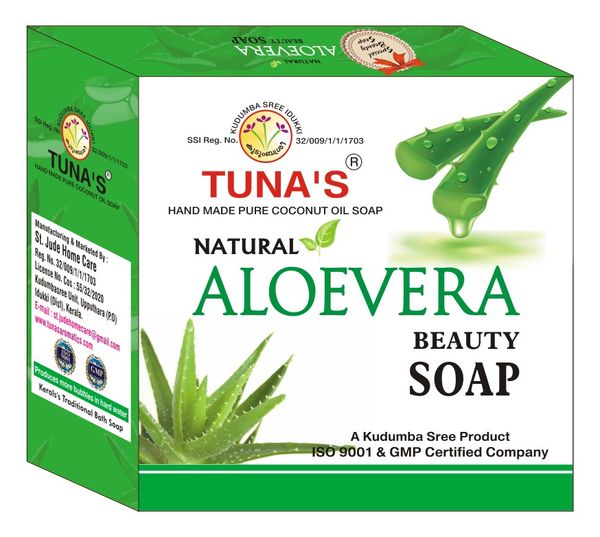 Tuna's® Tuna's Herbal Aloevera Soap - 100gm, Aloevera