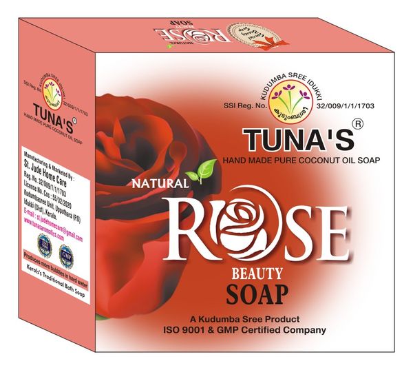 Tuna's® Tuna's Herbal Rose Soap - 100Gm, Rose