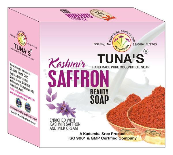 Tuna's® Tuna's Herbal Saffron Soap - 100Gm, Saffron
