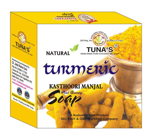 Tuna's® Tuna's Herbal Turmeric Soap - 100Gm, Turmeric