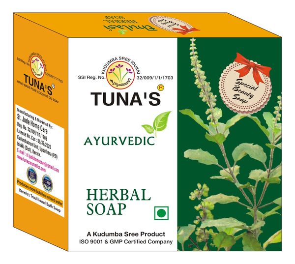 Tuna's® Tuna's Herbal Thulasi Soap - 100Gm, Thulasi