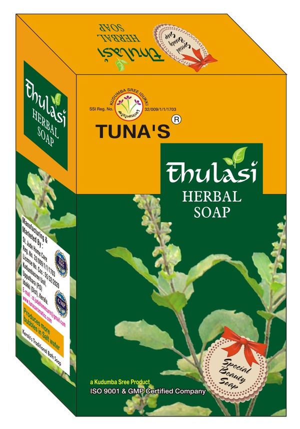 Tuna's® Tuna's Herbal Thulasi Soap - 75Gm, Thulasi