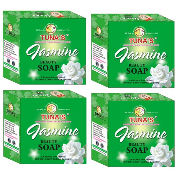 Tuna's® Herbal Soap Combo - 100Gm*4, Jasmine