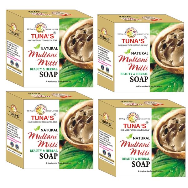 Tuna's® Herbal Soap Combo - 100Gm*4, Multanimitti