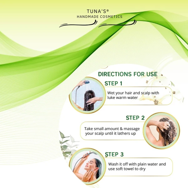 Tuna's® Amla Herbal Shampoo For Hair Strength - Herbal, 250ML