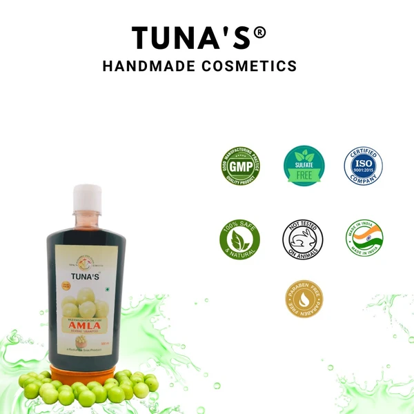 Tuna's® Amla Herbal Shampoo For Hair Strength - Herbal, 250ML