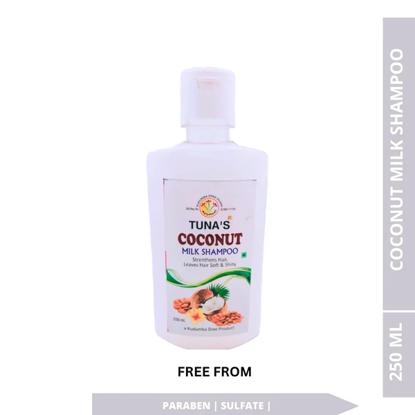 Tuna's® Coconut Milk Herbal Shampoo For Hair Growth