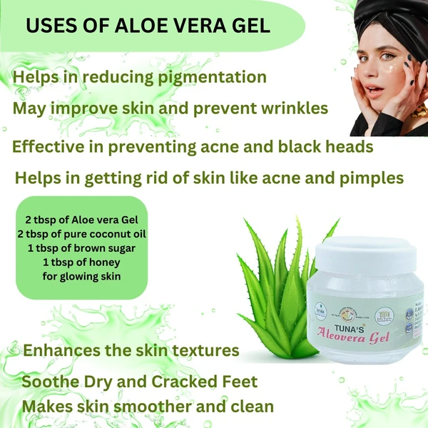 Tuna's® Aloe vera gel - 100Gm