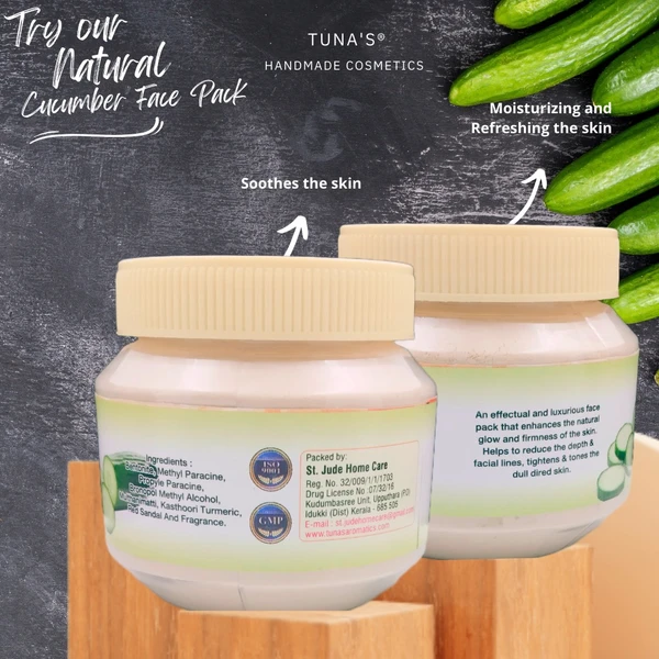 Tuna's® Cucumber Face Pack - 100gm