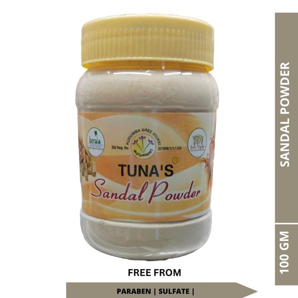 Tuna's® Sandal Powder with Multanimitti - 100gm