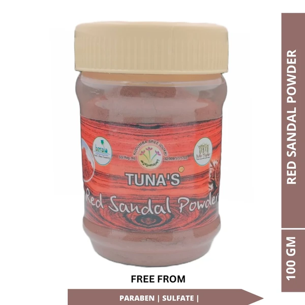 Tuna's® Red Sandal Powder - 100gm