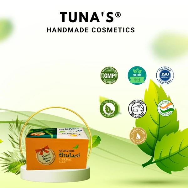 Tuna's® Tuna's Herbal Thulasi Soap - 100Gm, Thulasi