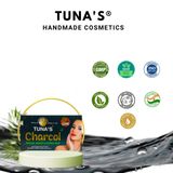 Tuna's® Herbal Charcoal Soap (Combo of 3) - 125Gm*3, Charcaol