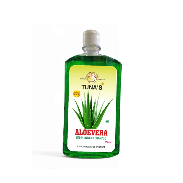 Tuna's® Herbs Infused Aloevera Shampoo | | Helps to Reduce Hair Breakage - 250ML