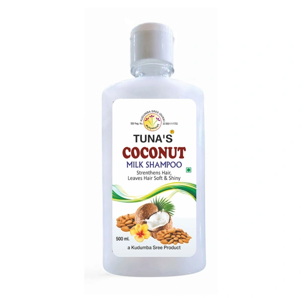 Tuna's® Coconut Milk Herbs Infused Shampoo | For Hair Growth Support - 500ML