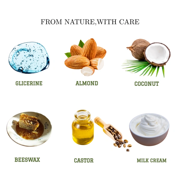 Tuna's® Tunas Glicerine Soap | Protects Skin | Cleanses Gently | Free From Animal Fats Like Tallow or Lard etc..100gm