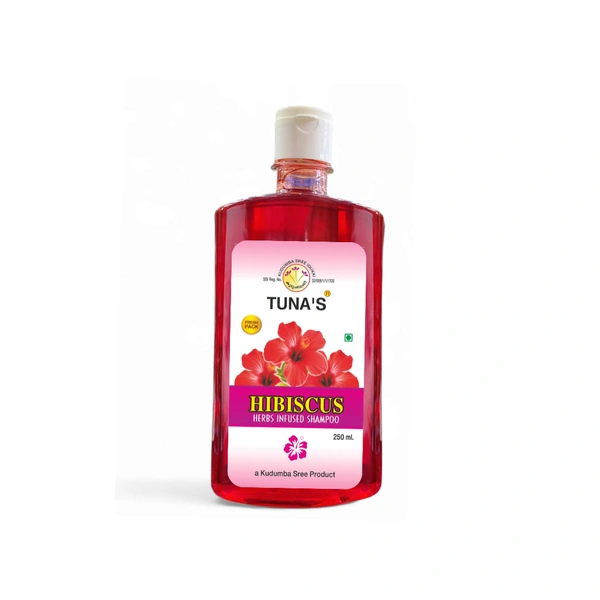 Tuna's® Herbs Infused Hibiscus Shampoo For Hair Strength - 250ML