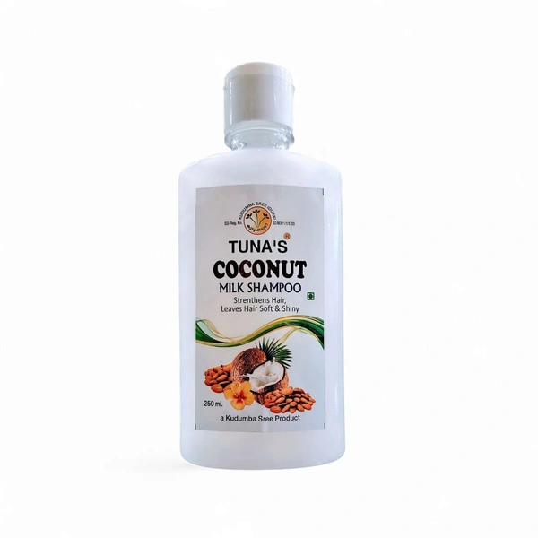 Tuna's® Coconut Milk Shampoo For Scalp Care & Hair Care | Enriched with Rosemary Oil - 250ML