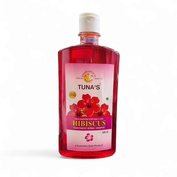 Tuna's® Herbs Infused Hibiscus Shampoo For Hair Strength - 500ML