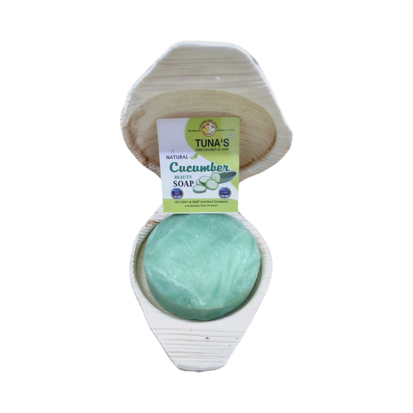 Tuna's® Tunas Cucumber Soap | Replenishes Moisture | Improves Skin Tone | 65gm - A2, 65gm