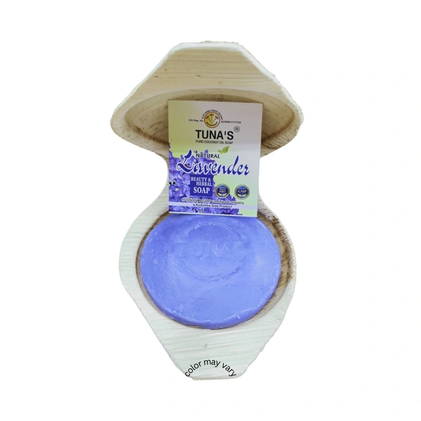 Tuna's® Tunas Lavender Soap | Brightens Dullness | Pore Detox | 65gm - A2, 65gm