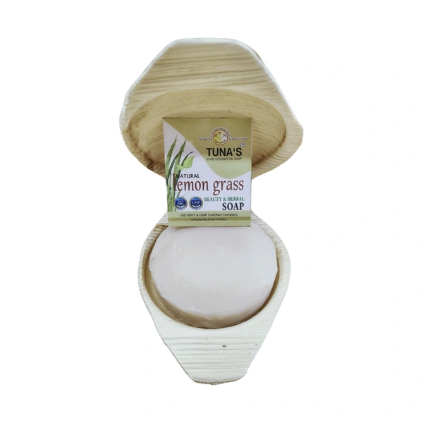 Tuna's® Tunas Lemon Grass Soap | Odour Control | Revives Skin | 65gm - A2, 65gm