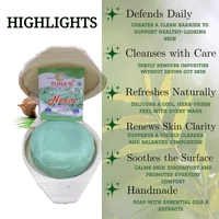 Tuna's® Tunas Neem Soap | Anti Bacterial Care | Purifies Pores | Free From Animal Fats Like Tallow or Lard etc..100gm