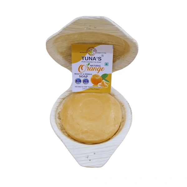 Tuna's® Tunas Orange Soap | Refreshes Dull Skin | Natural Glow | 65gm - A2, 65gm
