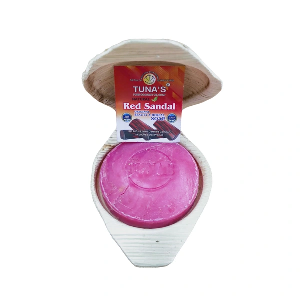 Tuna's® Tunas Red Sandal Soap | Reduces Tiny Pimpe Marks | Glow Peel | 65gm - A2, 65gm